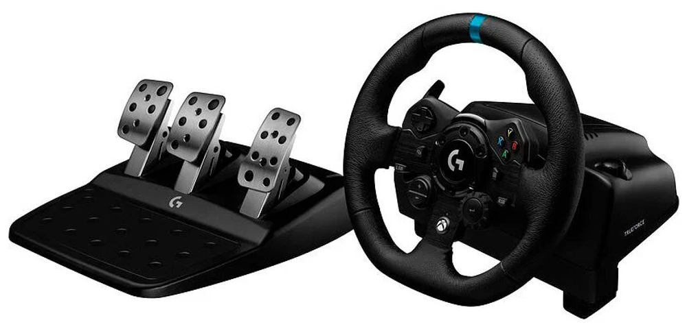 Комплект Logitech G G923 TRUEFORCE PS4, black