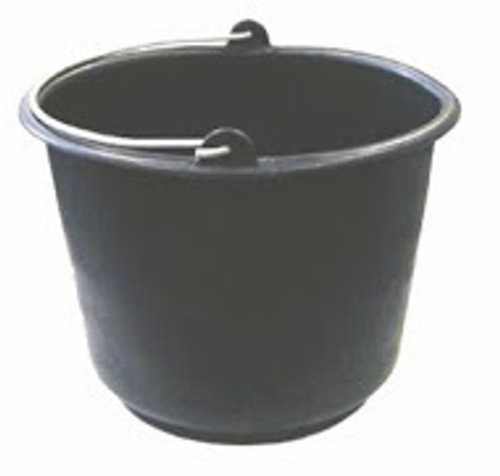 Ведро строит. пластик  12л  с мет.ручкой   (888)  1878212