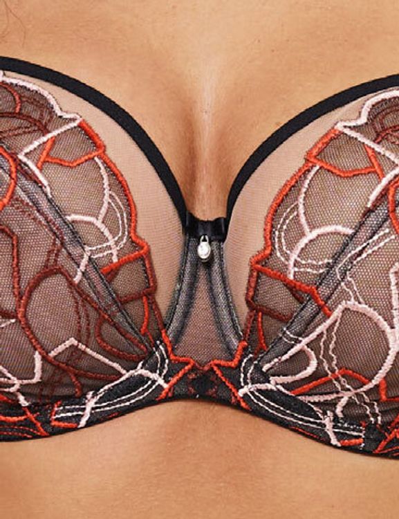 Бюстгальтер Subtille Amanda Soft (черный/красный)