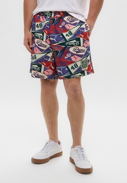 Шорты спортивные мужские PUMA SPORTS LEGACY AOP Relaxed Shorts 6’’ WV