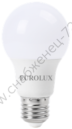 Лампа светодиодная EUROLUX LL-E-A60-7W-230-2,7K-E27