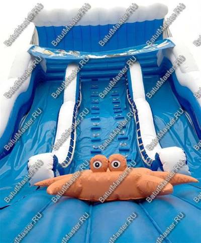 Коммерческий надувной батут "Большая волна"