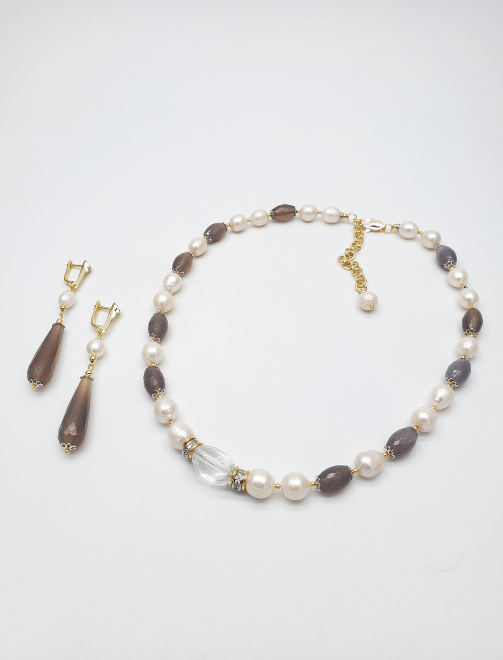 91001117 Колье SELENA PEARLS