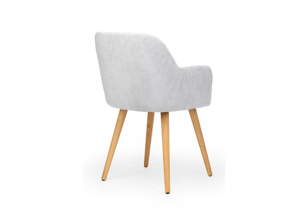 Стул деревянный Woodville Инфини светло-серый (ocean 021), светлое дерево