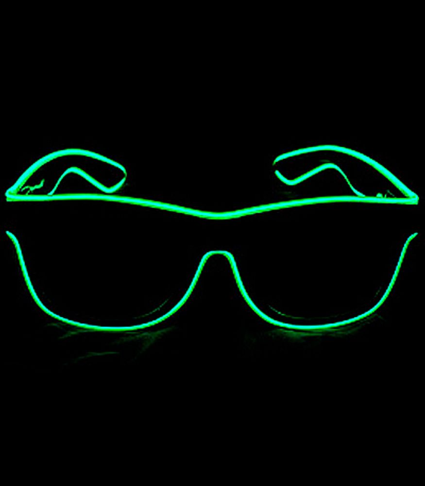 Очки с подсветкой GREEN