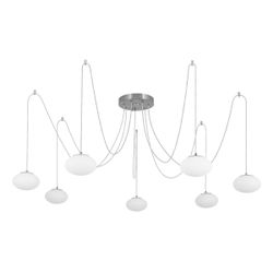 Citilux ATMAN SMART CL226A071 LED RGB Умная подвесная люстра Матовый Хром