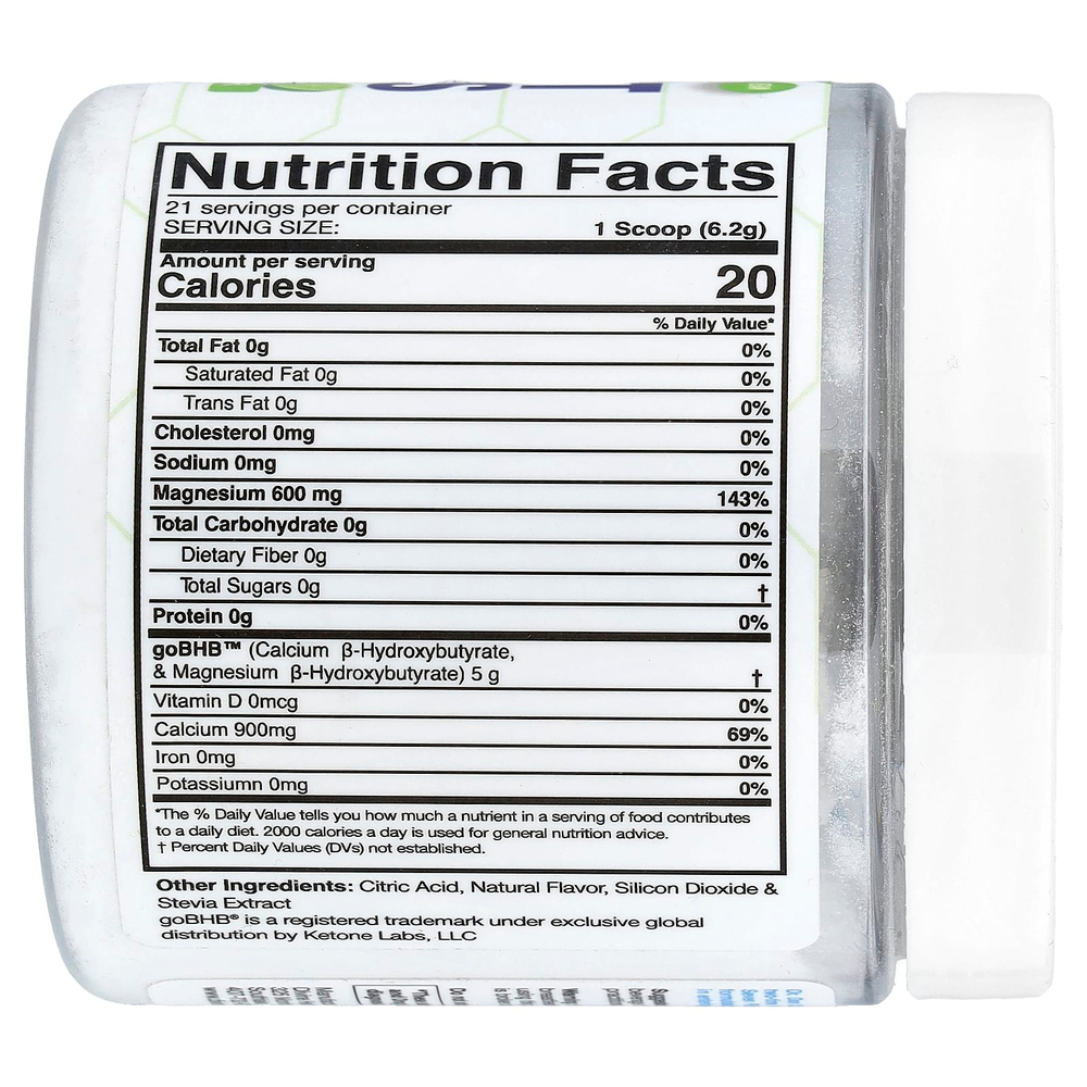 Divine Health, Компания Dr. Coliber MD, Keto Zone, растворимые кетоны, со вкусом холодного лаймада, 130 г (4,59 унции)