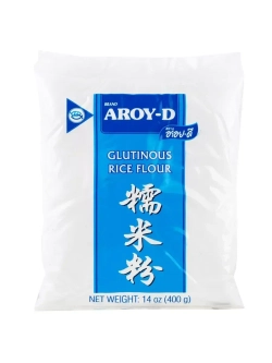 Рисовая клейкая мука без глютена, Рисовая мука Aroy-D (2кг)
