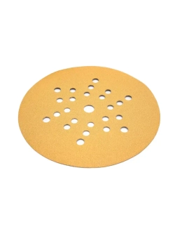 225мм P80 10шт. Шлифовальный абразивный круг для шлифовки под липучку Minamo Golden Warrior