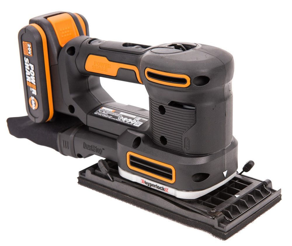 Виброшлифмашина аккумуляторная WORX WX820