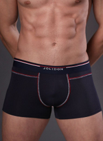 Мужские боксеры с контрастной строчкой (Размер: XL) (Цвет: темно-синий)