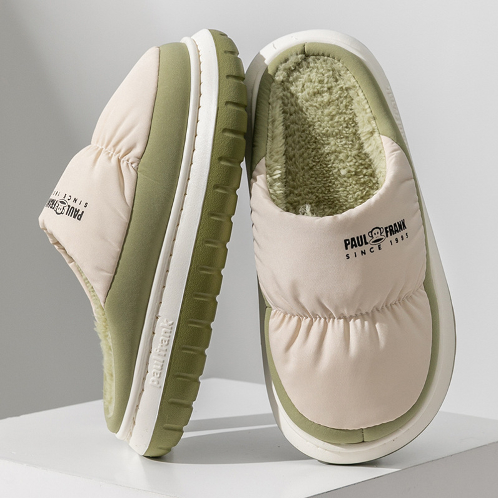Домашние тапочки Paul Frank Macaroon II (White/Green)