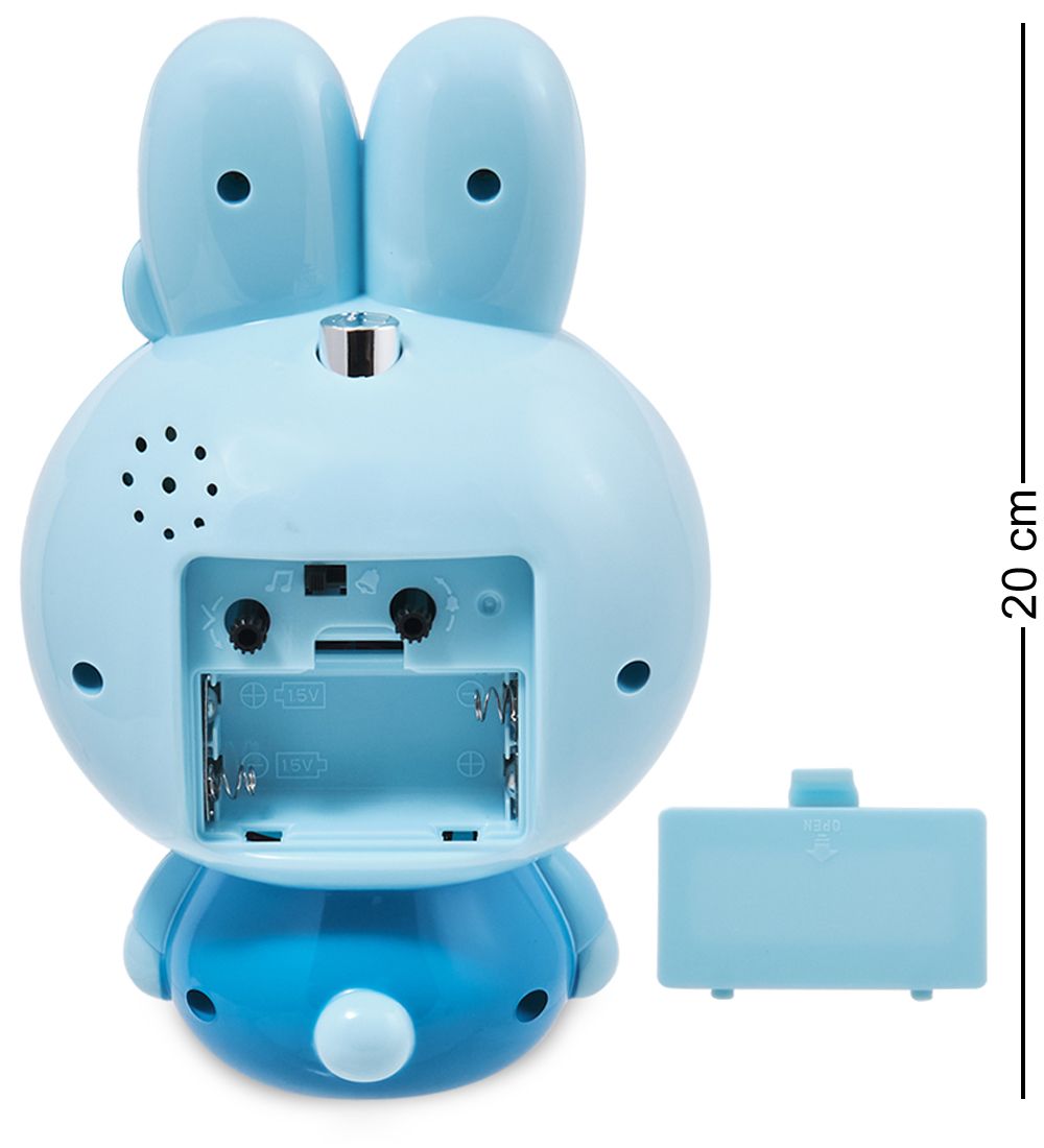 GAEM Art CL-75/1 Будильник «Зайка» голубой