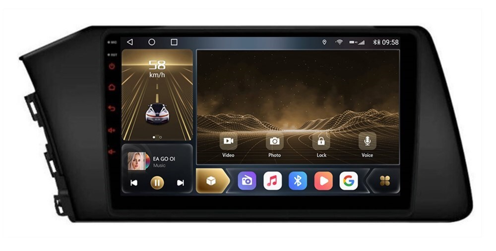 Штатная магнитола OWNICE OL-9768-P для Hyundai Elantra 2021-2023 на Android 10.0