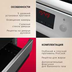 Газовая плита Hansa FCGX522222H