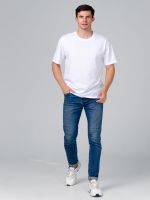 Классика М футболка оверсайз (белый) Lena Basco (Акция)