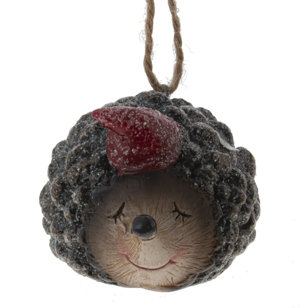 Фигурка декоративная подвесная «Ёжик», L5 W6 H4 см Фигурка декоративная подвесная «Ёжик», L5 W6 H4 см