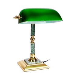 Светильник настольный Galant с основанием из камня зеленого мрамора (231197)