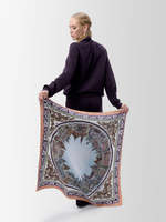 Платок «Связь времен» персиковый