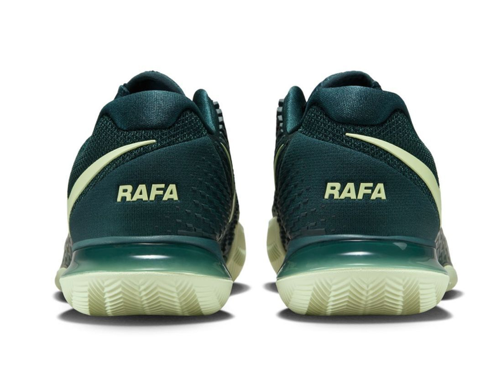Мужские кроссовки теннисные Nike Air Zoom Vapor Cage 4 Rafa Clay - deep jungle/lime ice/deep jungle
