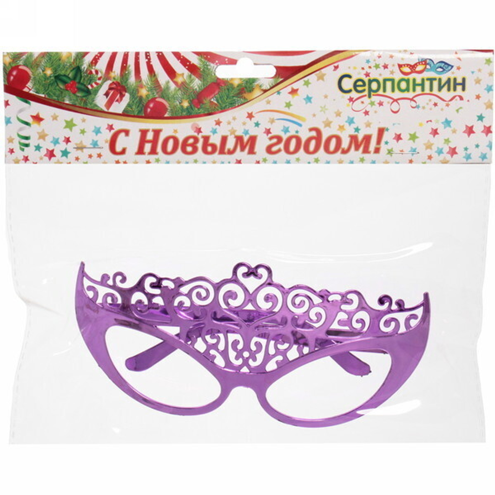 Очки карнавальные «Королевская вечеринка», микс