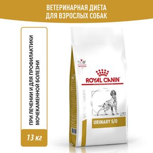 Корм для собак, Royal Canin Urinary S/O LP18, при лечении и профилактике мочекаменной болезни