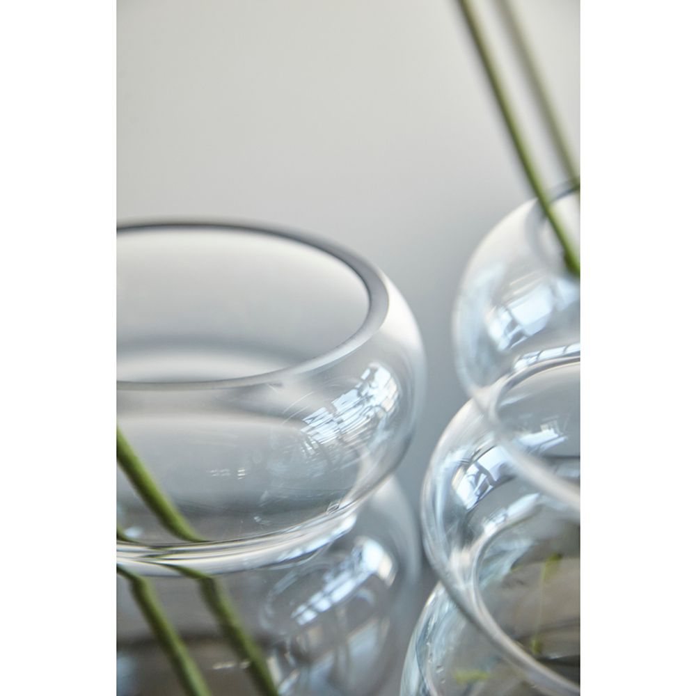 Ваза Swell, 27 см, прозрачная