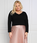 свитер vilma plus size Persona by Marina Rinaldi - черный(1363452)