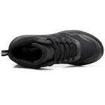 QIANGREN 3515 Men"s Outdoor Training Shoes High Top Short Boots Platform Black Warrior