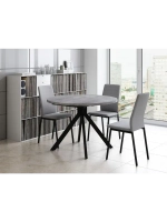 Стол кухонный обеденный круглый раздвижной 110х110х75,5 см