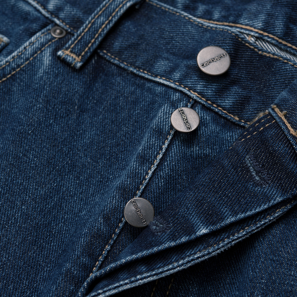 Джинсы мужские Carhartt WIP Newel Blue Stone Washed