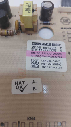 40 Электронный блок управления посудомоечной машиной Beko 1739170250 б/у