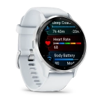 Умные часы Garmin Venu 3 45 мм, белый/серебро (Silver)