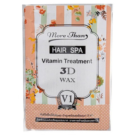 More Than Экспресс-маска для волос Витаминная процедура 3D V1, для очень сухих и повреждённых волос, 10 гр