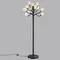 5090/12F MODERN ODL25 561 черный матовый/белый/фарфор Торшер G4 LED 12*5W GARDI