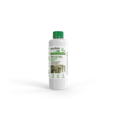 Жидкость для нижнего бачка биотуалета GOODHIM BIO-T GREEN, 1л  (1/14)