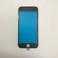 Стекло фронтальное с OCA, на IPhone 8/ 8 Plus в сборе с рамкой