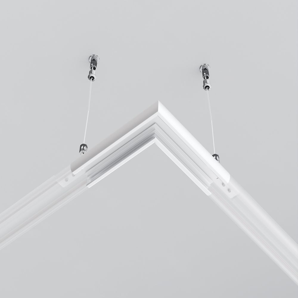 Угол для круглого низкопрофильного шинопровода Maytoni   TRAM034CL-R-41W