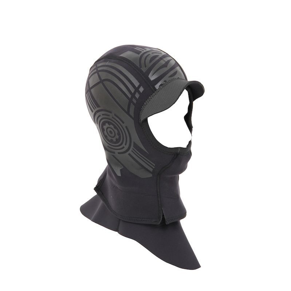 Шлем неопреновый GUL 3 мм Twinneck hood, артикул HO0309-A2BKBK, цвет Black/blk