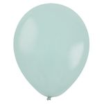 Шар (12"/30 см) Пыльно-голубой, Пастель / Blue glass 50 шт.