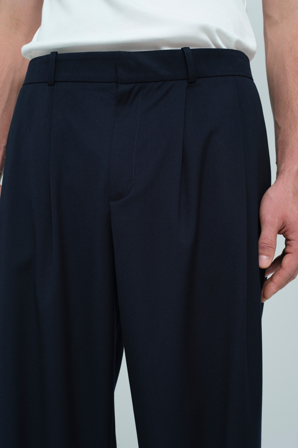 Брюки широкие | dark blue