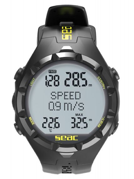 Компьютер Seac Apnea HR черно-желтый