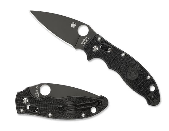 Складной нож Spyderco Manix 2 101PBBK2 c клинком из стали CTS-BD1, рукоять FRN