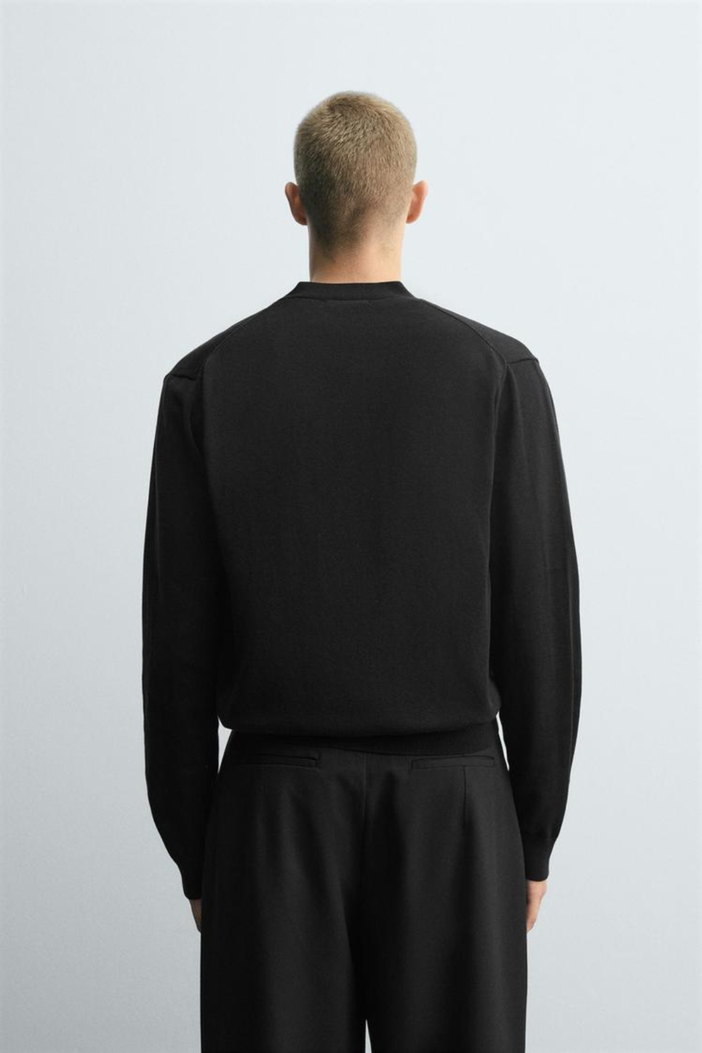 ZARA ЛЕГКИЙ КАРДИГАН, ЧЕРНЫЙ