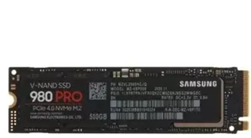 Твердотельный накопитель Samsung 980 PRO 500 ГБ M.2 MZ-V8P500BW