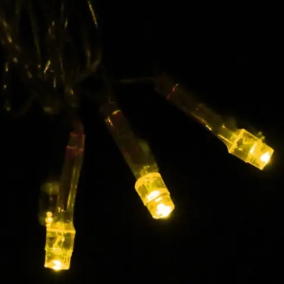 Гирлянда для дома 16м 180 ламп LED прозрач.пров.,8 реж, IP-20, Теплый белый (возможность соединения)