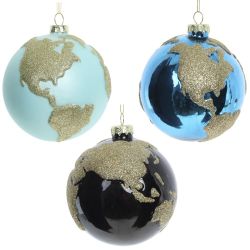 GAEM Украшение новогоднее "Планета", D10см, L10 W10 H10 см, 3в.