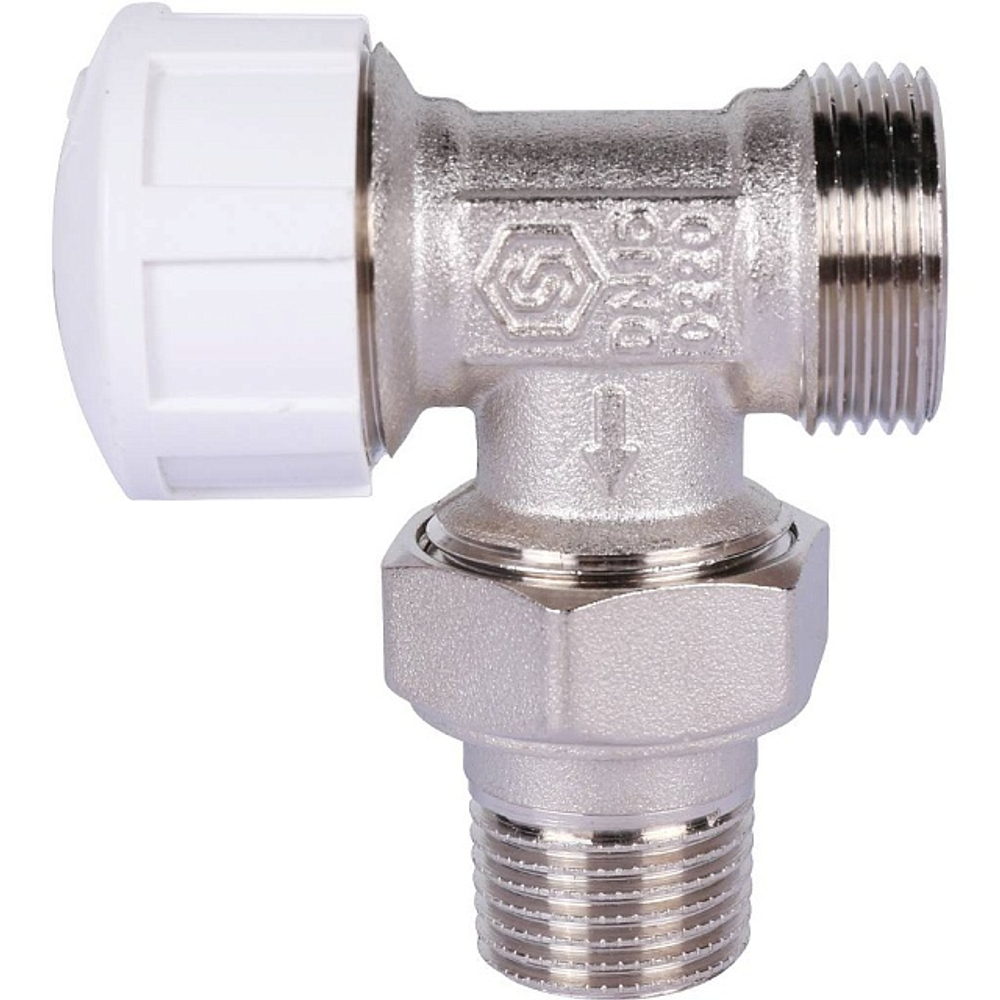 STOUT Клапан термостатический угловой 1/2" х 3/4"ЕК