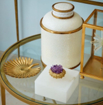 Шкатулка с натуральными кристаллами