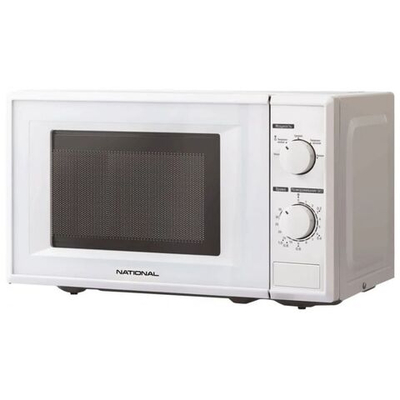 Микроволновая печь National, NK-NK-MW118M20, 20 л, 700 Вт, электр, 5уров.мощ, белый